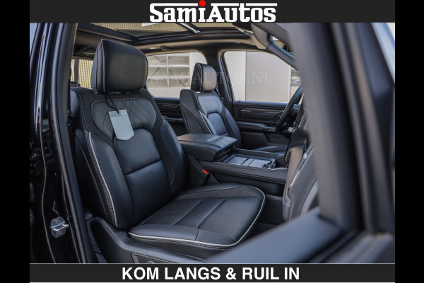 Dodge Ram Limited 540 PK | HUD | €84950,- excl | LUCHTVERING | MASSAGE | PASSAGIERSSCHERM | De Meest Luxe en Volle Pick-Up in zijn Klasse  Comfortabele Dubbele Cabine met Royale 5 Zitplaatsen | BPM vrij | Nu Leverbaar uit Voorraad | Voorraad Nr 2335 - 5153 | De specialist in Amerikaanse pick‑ups in Nederland en Europa.