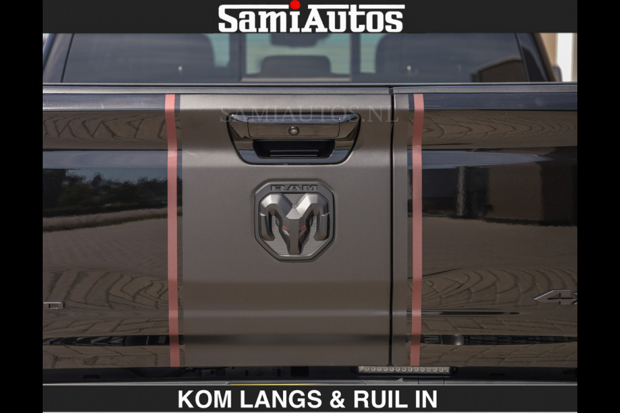 Dodge Ram Limited 540 PK | HUD | €84950,- excl | LUCHTVERING | MASSAGE | PASSAGIERSSCHERM | De Meest Luxe en Volle Pick-Up in zijn Klasse  Comfortabele Dubbele Cabine met Royale 5 Zitplaatsen | BPM vrij | Nu Leverbaar uit Voorraad | Voorraad Nr 2335 - 5153 | De specialist in Amerikaanse pick‑ups in Nederland en Europa.