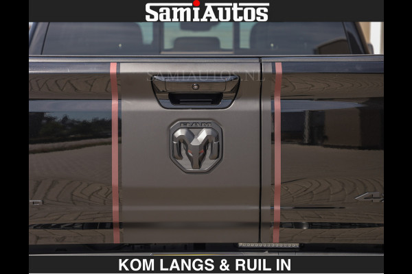 Dodge Ram Limited 540 PK | HUD | €84950,- excl | LUCHTVERING | MASSAGE | PASSAGIERSSCHERM | De Meest Luxe en Volle Pick-Up in zijn Klasse  Comfortabele Dubbele Cabine met Royale 5 Zitplaatsen | BPM vrij | Nu Leverbaar uit Voorraad | Voorraad Nr 2335 - 5153 | De specialist in Amerikaanse pick‑ups in Nederland en Europa.