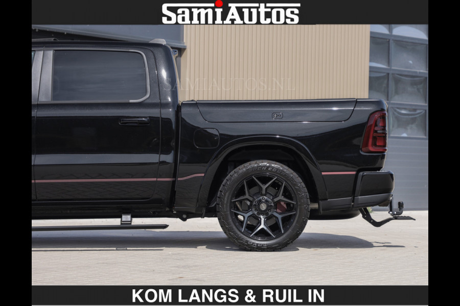 Dodge Ram Limited 540 PK | HUD | €84950,- excl | LUCHTVERING | MASSAGE | PASSAGIERSSCHERM | De Meest Luxe en Volle Pick-Up in zijn Klasse  Comfortabele Dubbele Cabine met Royale 5 Zitplaatsen | BPM vrij | Nu Leverbaar uit Voorraad | Voorraad Nr 2335 - 5153 | De specialist in Amerikaanse pick‑ups in Nederland en Europa.