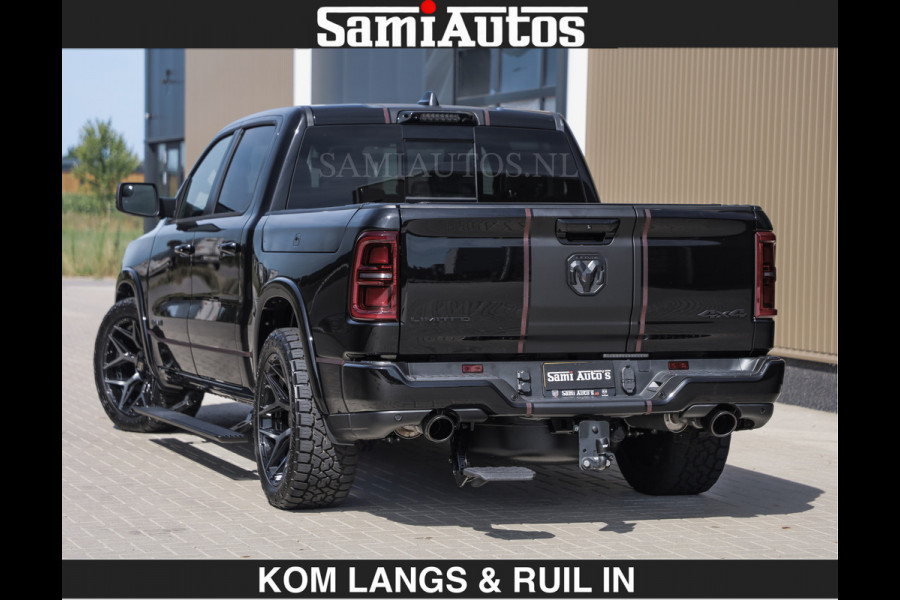 Dodge Ram Limited 540 PK | HUD | €84950,- excl | LUCHTVERING | MASSAGE | PASSAGIERSSCHERM | De Meest Luxe en Volle Pick-Up in zijn Klasse  Comfortabele Dubbele Cabine met Royale 5 Zitplaatsen | BPM vrij | Nu Leverbaar uit Voorraad | Voorraad Nr 2335 - 5153 | De specialist in Amerikaanse pick‑ups in Nederland en Europa.