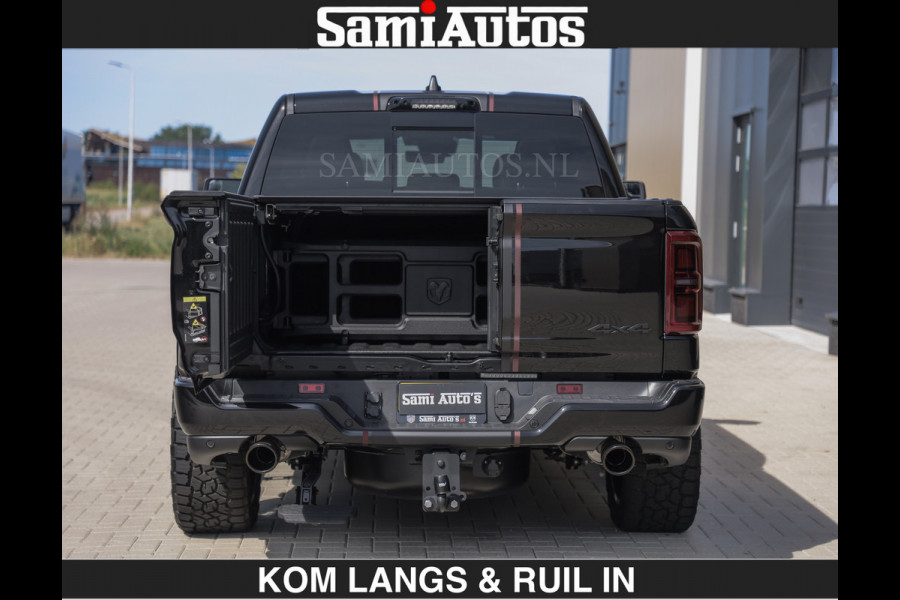 Dodge Ram Limited 540 PK | HUD | €84950,- excl | LUCHTVERING | MASSAGE | PASSAGIERSSCHERM | De Meest Luxe en Volle Pick-Up in zijn Klasse  Comfortabele Dubbele Cabine met Royale 5 Zitplaatsen | BPM vrij | Nu Leverbaar uit Voorraad | Voorraad Nr 2335 - 5153 | De specialist in Amerikaanse pick‑ups in Nederland en Europa.