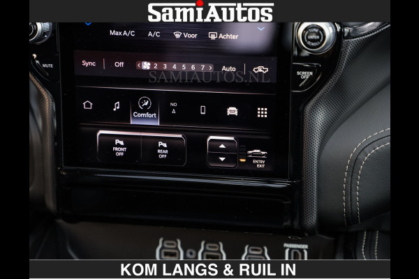 Dodge Ram Limited 540 PK | HUD | €84950,- excl | LUCHTVERING | MASSAGE | PASSAGIERSSCHERM | De Meest Luxe en Volle Pick-Up in zijn Klasse  Comfortabele Dubbele Cabine met Royale 5 Zitplaatsen | BPM vrij | Nu Leverbaar uit Voorraad | Voorraad Nr 2335 - 5153 | De specialist in Amerikaanse pick‑ups in Nederland en Europa.