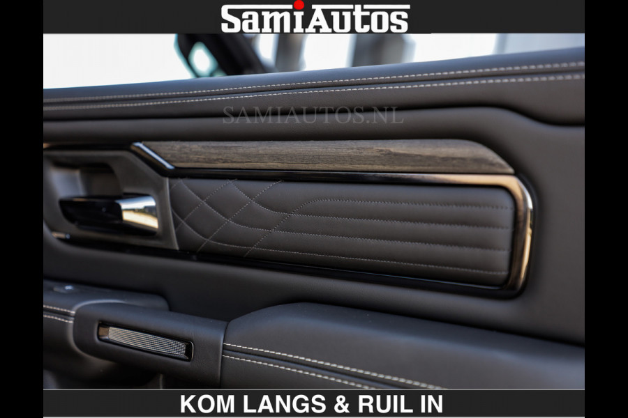 Dodge Ram Limited 540 PK | HUD | €84950,- excl | LUCHTVERING | MASSAGE | PASSAGIERSSCHERM | De Meest Luxe en Volle Pick-Up in zijn Klasse  Comfortabele Dubbele Cabine met Royale 5 Zitplaatsen | BPM vrij | Nu Leverbaar uit Voorraad | Voorraad Nr 2335 - 5153 | De specialist in Amerikaanse pick‑ups in Nederland en Europa.