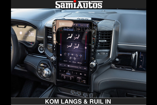 Dodge Ram Limited 540 PK | HUD | €84950,- excl | LUCHTVERING | MASSAGE | PASSAGIERSSCHERM | De Meest Luxe en Volle Pick-Up in zijn Klasse  Comfortabele Dubbele Cabine met Royale 5 Zitplaatsen | BPM vrij | Nu Leverbaar uit Voorraad | Voorraad Nr 2335 - 5153 | De specialist in Amerikaanse pick‑ups in Nederland en Europa.