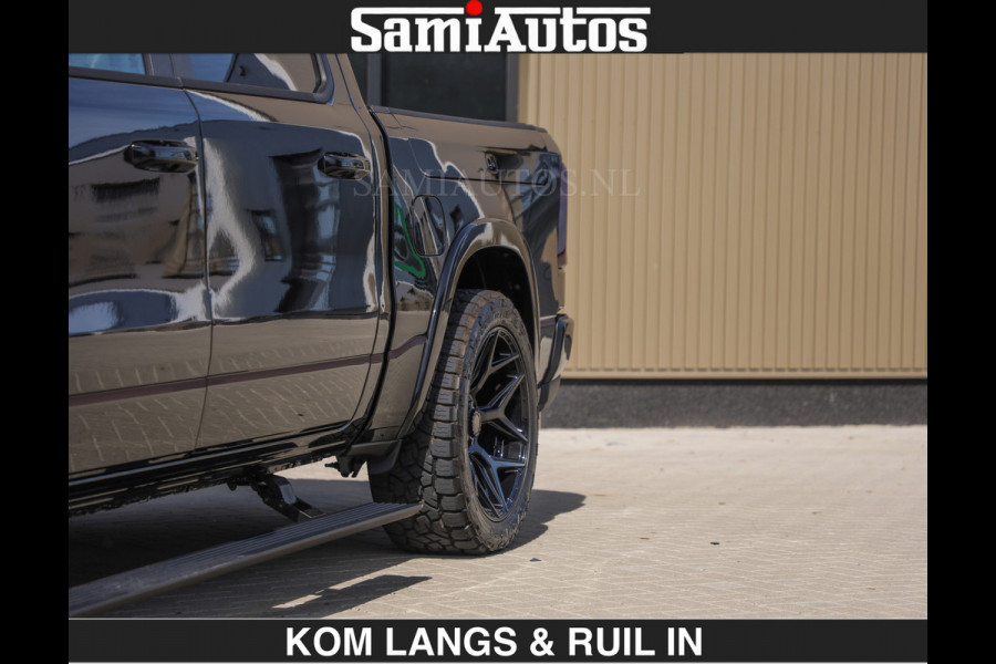 Dodge Ram Limited 540 PK | HUD | €84950,- excl | LUCHTVERING | MASSAGE | PASSAGIERSSCHERM | De Meest Luxe en Volle Pick-Up in zijn Klasse  Comfortabele Dubbele Cabine met Royale 5 Zitplaatsen | BPM vrij | Nu Leverbaar uit Voorraad | Voorraad Nr 2335 - 5153 | De specialist in Amerikaanse pick‑ups in Nederland en Europa.