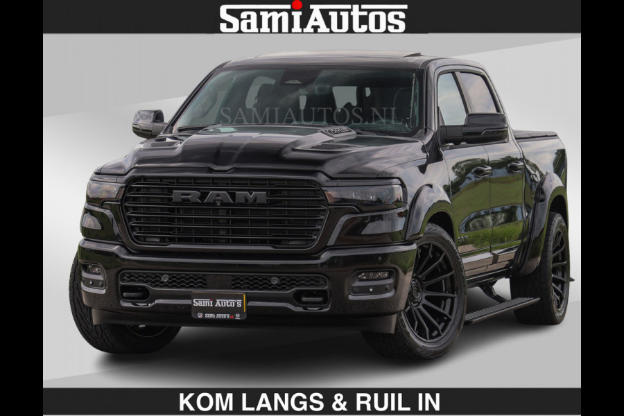 Dodge Ram BOM VOL | Night Premium | €79950,- excl | Full Option | De Meest Luxe Pick-Up in zijn Klasse | Comfortabele Dubbele Cabine met Royale 5 Zitplaatsen | BPM vrij | Nu Leverbaar uit Voorraad | Voorraad Nr 2287 - 3384 | De specialist in Amerikaanse pick‑ups in Nederland en Europa.