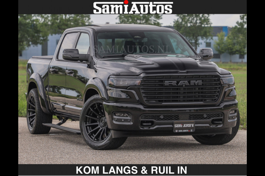 Dodge Ram BOM VOL | Night Premium | €79950,- excl | Full Option | De Meest Luxe Pick-Up in zijn Klasse | Comfortabele Dubbele Cabine met Royale 5 Zitplaatsen | BPM vrij | Nu Leverbaar uit Voorraad | Voorraad Nr 2287 - 3384 | De specialist in Amerikaanse pick‑ups in Nederland en Europa.