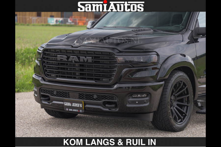 Dodge Ram BOM VOL | Night Premium | €79950,- excl | Full Option | De Meest Luxe Pick-Up in zijn Klasse | Comfortabele Dubbele Cabine met Royale 5 Zitplaatsen | BPM vrij | Nu Leverbaar uit Voorraad | Voorraad Nr 2287 - 3384 | De specialist in Amerikaanse pick‑ups in Nederland en Europa.