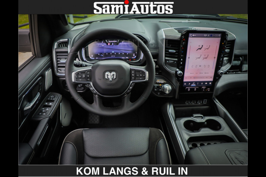 Dodge Ram BOM VOL | Night Premium | €79950,- excl | Full Option | De Meest Luxe Pick-Up in zijn Klasse | Comfortabele Dubbele Cabine met Royale 5 Zitplaatsen | BPM vrij | Nu Leverbaar uit Voorraad | Voorraad Nr 2287 - 3384 | De specialist in Amerikaanse pick‑ups in Nederland en Europa.
