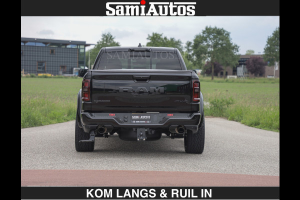 Dodge Ram BOM VOL | Night Premium | €79950,- excl | Full Option | De Meest Luxe Pick-Up in zijn Klasse | Comfortabele Dubbele Cabine met Royale 5 Zitplaatsen | BPM vrij | Nu Leverbaar uit Voorraad | Voorraad Nr 2287 - 3384 | De specialist in Amerikaanse pick‑ups in Nederland en Europa.