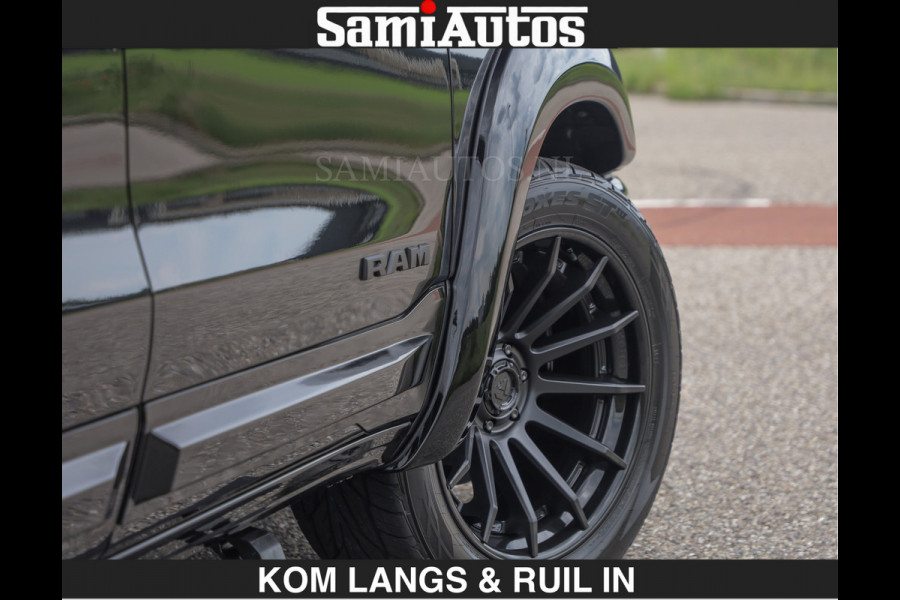 Dodge Ram BOM VOL | Night Premium | €79950,- excl | Full Option | De Meest Luxe Pick-Up in zijn Klasse | Comfortabele Dubbele Cabine met Royale 5 Zitplaatsen | BPM vrij | Nu Leverbaar uit Voorraad | Voorraad Nr 2287 - 3384 | De specialist in Amerikaanse pick‑ups in Nederland en Europa.