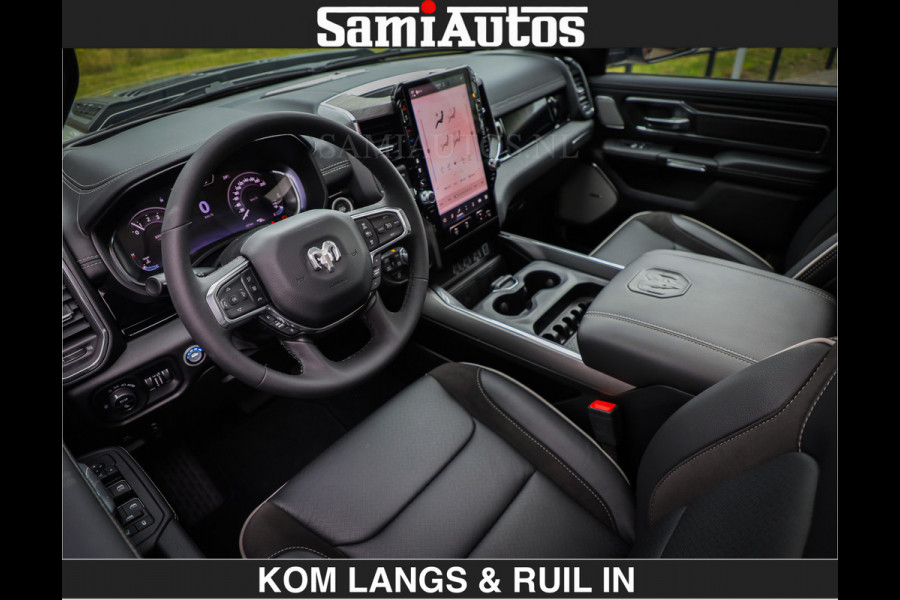 Dodge Ram BOM VOL | Night Premium | €79950,- excl | Full Option | De Meest Luxe Pick-Up in zijn Klasse | Comfortabele Dubbele Cabine met Royale 5 Zitplaatsen | BPM vrij | Nu Leverbaar uit Voorraad | Voorraad Nr 2287 - 3384 | De specialist in Amerikaanse pick‑ups in Nederland en Europa.