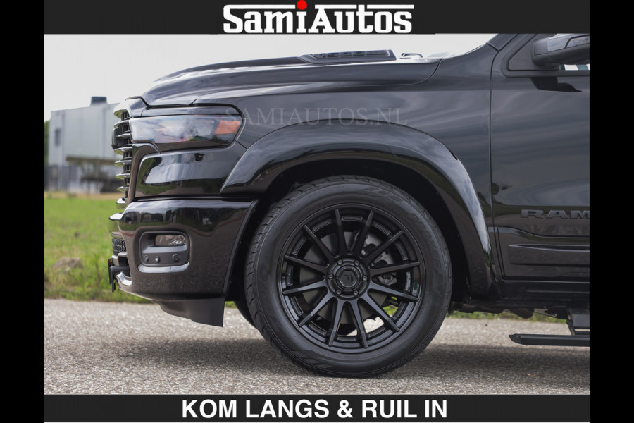 Dodge Ram BOM VOL | Night Premium | €79950,- excl | Full Option | De Meest Luxe Pick-Up in zijn Klasse | Comfortabele Dubbele Cabine met Royale 5 Zitplaatsen | BPM vrij | Nu Leverbaar uit Voorraad | Voorraad Nr 2287 - 3384 | De specialist in Amerikaanse pick‑ups in Nederland en Europa.