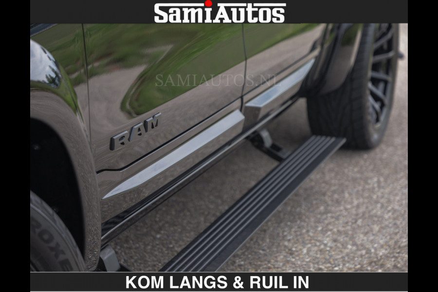 Dodge Ram BOM VOL | Night Premium | €79950,- excl | Full Option | De Meest Luxe Pick-Up in zijn Klasse | Comfortabele Dubbele Cabine met Royale 5 Zitplaatsen | BPM vrij | Nu Leverbaar uit Voorraad | Voorraad Nr 2287 - 3384 | De specialist in Amerikaanse pick‑ups in Nederland en Europa.