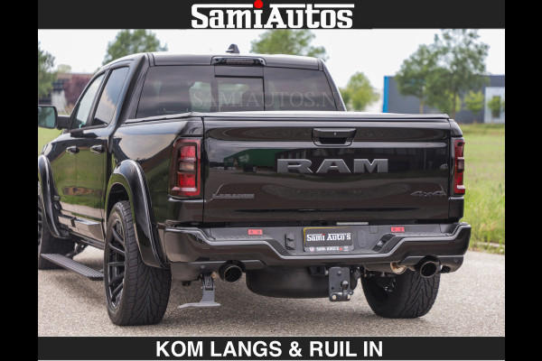 Dodge Ram BOM VOL | Night Premium | €79950,- excl | Full Option | De Meest Luxe Pick-Up in zijn Klasse | Comfortabele Dubbele Cabine met Royale 5 Zitplaatsen | BPM vrij | Nu Leverbaar uit Voorraad | Voorraad Nr 2287 - 3384 | De specialist in Amerikaanse pick‑ups in Nederland en Europa.