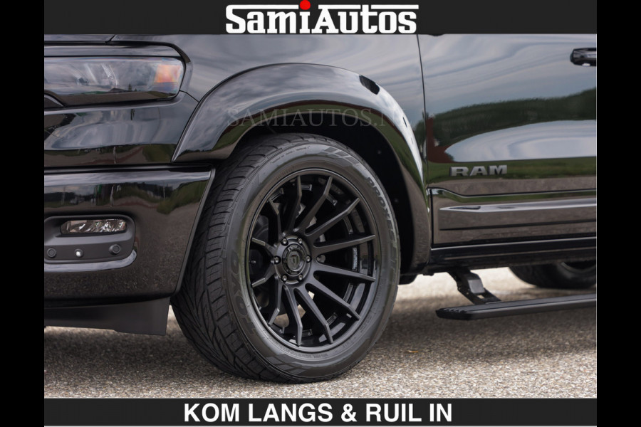 Dodge Ram BOM VOL | Night Premium | €79950,- excl | Full Option | De Meest Luxe Pick-Up in zijn Klasse | Comfortabele Dubbele Cabine met Royale 5 Zitplaatsen | BPM vrij | Nu Leverbaar uit Voorraad | Voorraad Nr 2287 - 3384 | De specialist in Amerikaanse pick‑ups in Nederland en Europa.