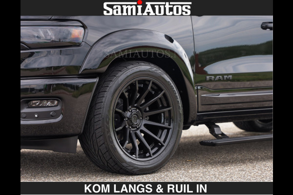 Dodge Ram BOM VOL | Night Premium | €79950,- excl | Full Option | De Meest Luxe Pick-Up in zijn Klasse | Comfortabele Dubbele Cabine met Royale 5 Zitplaatsen | BPM vrij | Nu Leverbaar uit Voorraad | Voorraad Nr 2287 - 3384 | De specialist in Amerikaanse pick‑ups in Nederland en Europa.