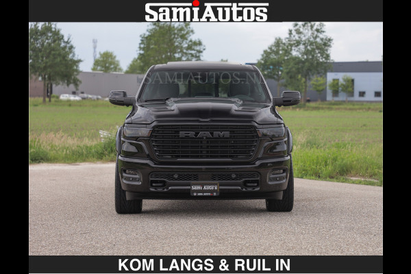 Dodge Ram BOM VOL | Night Premium | €79950,- excl | Full Option | De Meest Luxe Pick-Up in zijn Klasse | Comfortabele Dubbele Cabine met Royale 5 Zitplaatsen | BPM vrij | Nu Leverbaar uit Voorraad | Voorraad Nr 2287 - 3384 | De specialist in Amerikaanse pick‑ups in Nederland en Europa.