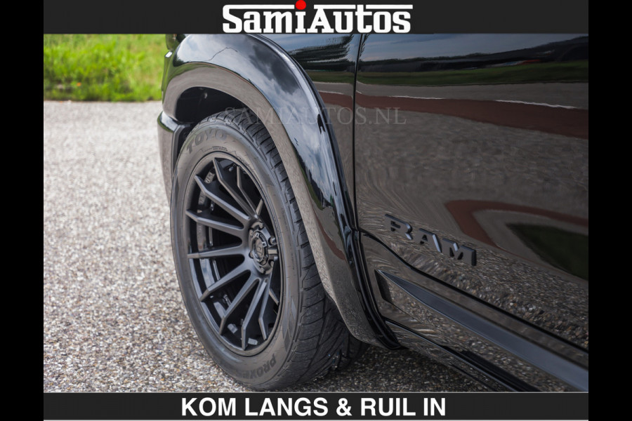 Dodge Ram BOM VOL | Night Premium | €79950,- excl | Full Option | De Meest Luxe Pick-Up in zijn Klasse | Comfortabele Dubbele Cabine met Royale 5 Zitplaatsen | BPM vrij | Nu Leverbaar uit Voorraad | Voorraad Nr 2287 - 3384 | De specialist in Amerikaanse pick‑ups in Nederland en Europa.