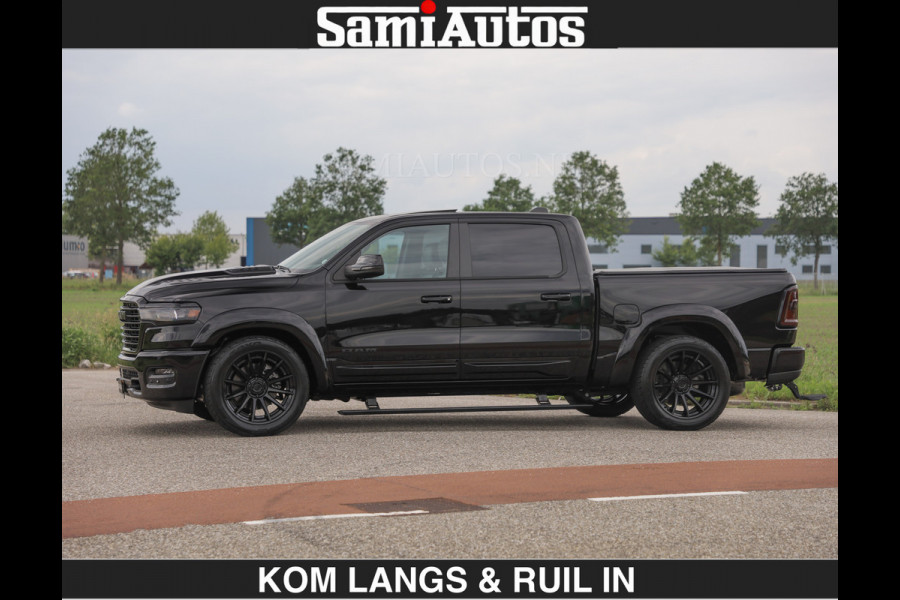 Dodge Ram BOM VOL | Night Premium | €79950,- excl | Full Option | De Meest Luxe Pick-Up in zijn Klasse | Comfortabele Dubbele Cabine met Royale 5 Zitplaatsen | BPM vrij | Nu Leverbaar uit Voorraad | Voorraad Nr 2287 - 3384 | De specialist in Amerikaanse pick‑ups in Nederland en Europa.