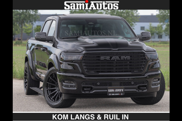 Dodge Ram BOM VOL | Night Premium | €79950,- excl | Full Option | De Meest Luxe Pick-Up in zijn Klasse | Comfortabele Dubbele Cabine met Royale 5 Zitplaatsen | BPM vrij | Nu Leverbaar uit Voorraad | Voorraad Nr 2287 - 3384 | De specialist in Amerikaanse pick‑ups in Nederland en Europa.