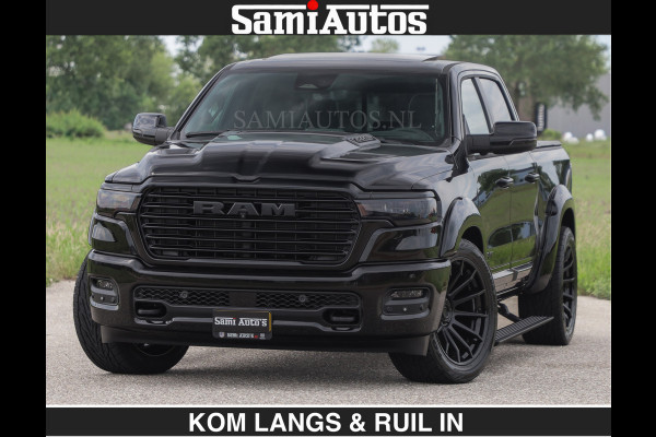 Dodge Ram BOM VOL | Night Premium | €79950,- excl | Full Option | De Meest Luxe Pick-Up in zijn Klasse | Comfortabele Dubbele Cabine met Royale 5 Zitplaatsen | BPM vrij | Nu Leverbaar uit Voorraad | Voorraad Nr 2287 - 3384 | De specialist in Amerikaanse pick‑ups in Nederland en Europa.