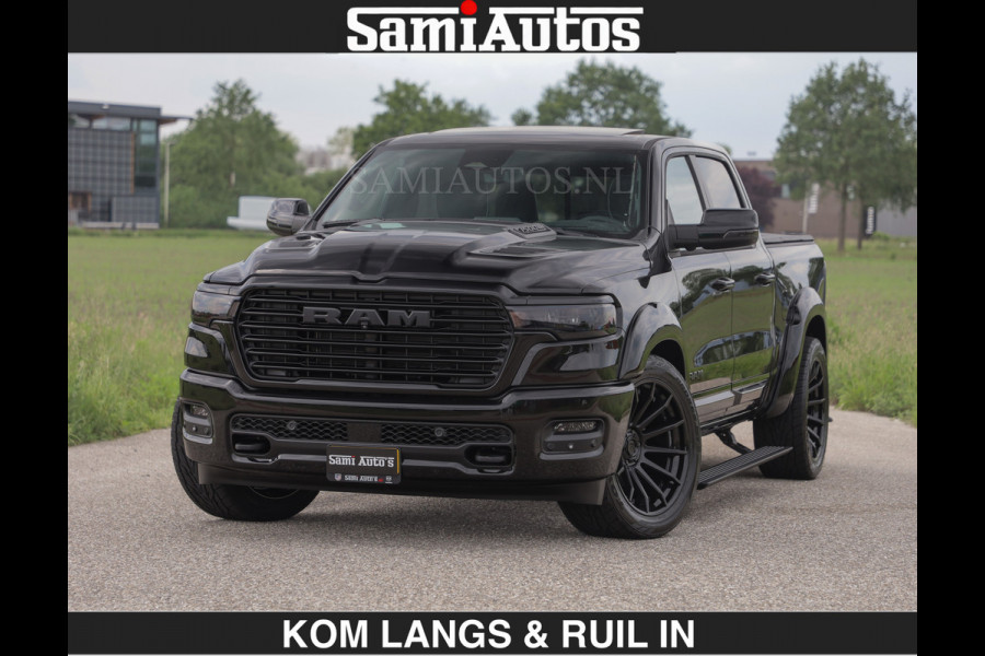 Dodge Ram BOM VOL | Night Premium | €79950,- excl | Full Option | De Meest Luxe Pick-Up in zijn Klasse | Comfortabele Dubbele Cabine met Royale 5 Zitplaatsen | BPM vrij | Nu Leverbaar uit Voorraad | Voorraad Nr 2287 - 3384 | De specialist in Amerikaanse pick‑ups in Nederland en Europa.