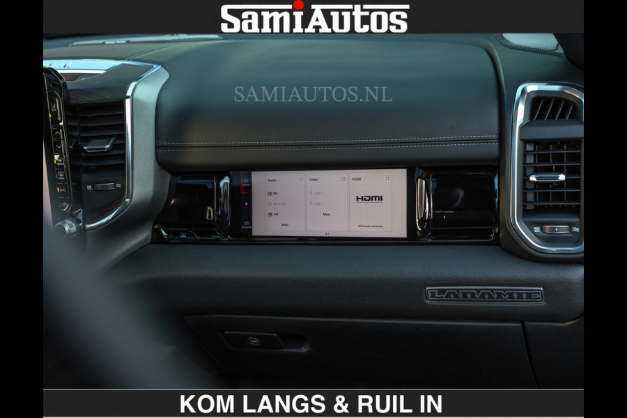 Dodge Ram BOM VOL | Night Premium | €79950,- excl | Full Option | De Meest Luxe Pick-Up in zijn Klasse | Comfortabele Dubbele Cabine met Royale 5 Zitplaatsen | BPM vrij | Nu Leverbaar uit Voorraad | Voorraad Nr 2287 - 3384 | De specialist in Amerikaanse pick‑ups in Nederland en Europa.