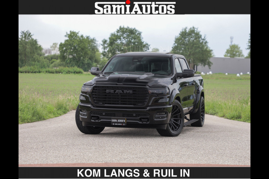Dodge Ram BOM VOL | Night Premium | €79950,- excl | Full Option | De Meest Luxe Pick-Up in zijn Klasse | Comfortabele Dubbele Cabine met Royale 5 Zitplaatsen | BPM vrij | Nu Leverbaar uit Voorraad | Voorraad Nr 2287 - 3384 | De specialist in Amerikaanse pick‑ups in Nederland en Europa.