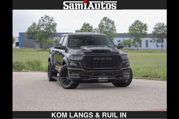 Dodge Ram BOM VOL | Night Premium | €79950,- excl | Full Option | De Meest Luxe Pick-Up in zijn Klasse | Comfortabele Dubbele Cabine met Royale 5 Zitplaatsen | BPM vrij | Nu Leverbaar uit Voorraad | Voorraad Nr 2287 - 3384 | De specialist in Amerikaanse pick‑ups in Nederland en Europa.