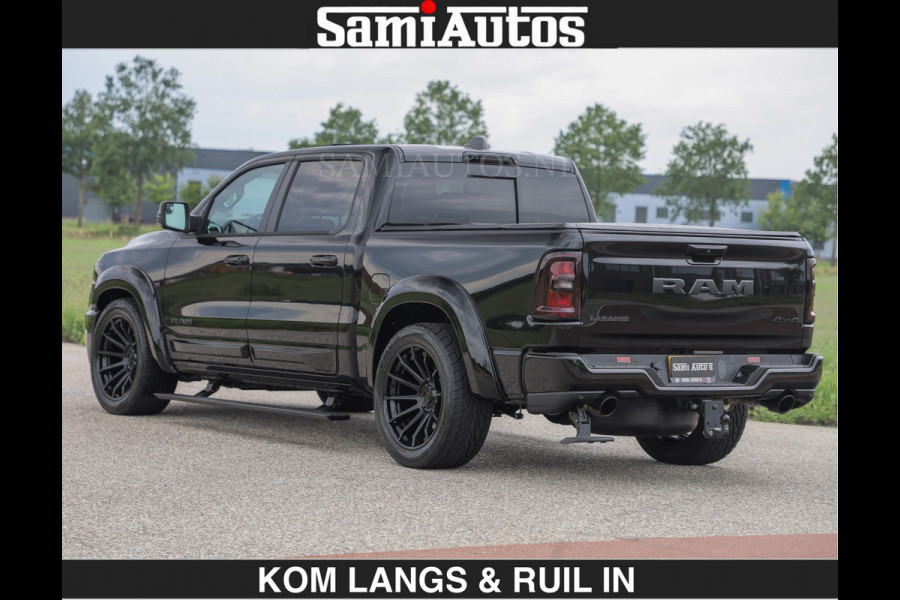 Dodge Ram BOM VOL | Night Premium | €79950,- excl | Full Option | De Meest Luxe Pick-Up in zijn Klasse | Comfortabele Dubbele Cabine met Royale 5 Zitplaatsen | BPM vrij | Nu Leverbaar uit Voorraad | Voorraad Nr 2287 - 3384 | De specialist in Amerikaanse pick‑ups in Nederland en Europa.
