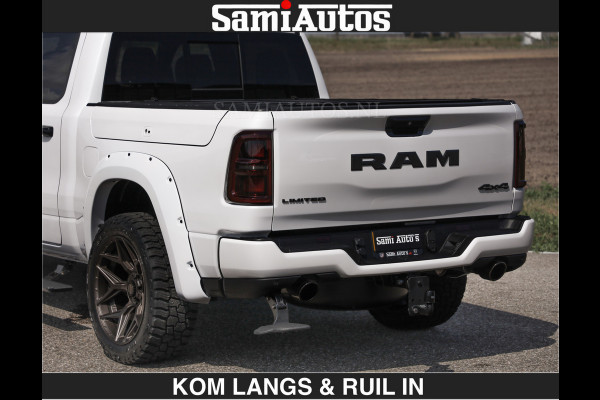Dodge Ram Limited 540 PK €84950,- excl | De Meest Luxe en Volle Pick-Up in zijn Klasse | Massage + Full Option | Comfortabele Dubbele Cabine met Royale 5 Zitplaatsen | BPM vrij | Nu Leverbaar uit Voorraad | Voorraad Nr 2351 - 7478 | De specialist in Amerikaanse pick‑ups in Nederland en Europa.
