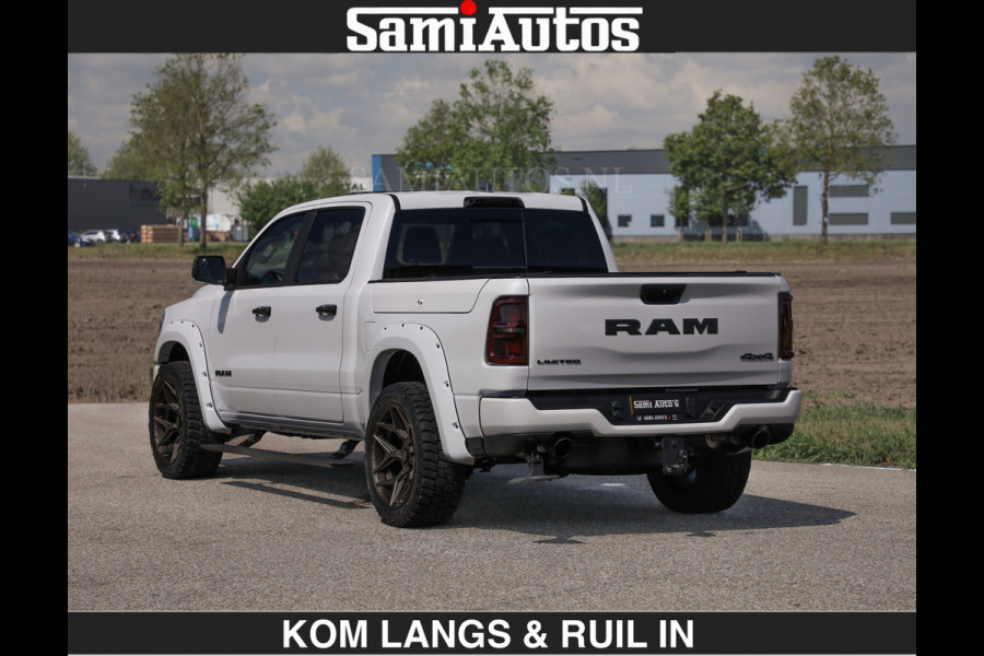 Dodge Ram Limited 540 PK €84950,- excl | De Meest Luxe en Volle Pick-Up in zijn Klasse | Massage + Full Option | Comfortabele Dubbele Cabine met Royale 5 Zitplaatsen | BPM vrij | Nu Leverbaar uit Voorraad | Voorraad Nr 2351 - 7478 | De specialist in Amerikaanse pick‑ups in Nederland en Europa.
