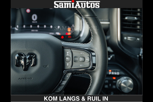 Dodge Ram Limited 540 PK €84950,- excl | De Meest Luxe en Volle Pick-Up in zijn Klasse | Massage + Full Option | Comfortabele Dubbele Cabine met Royale 5 Zitplaatsen | BPM vrij | Nu Leverbaar uit Voorraad | Voorraad Nr 2351 - 7478 | De specialist in Amerikaanse pick‑ups in Nederland en Europa.