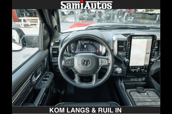Dodge Ram Limited 540 PK €84950,- excl | De Meest Luxe en Volle Pick-Up in zijn Klasse | Massage + Full Option | Comfortabele Dubbele Cabine met Royale 5 Zitplaatsen | BPM vrij | Nu Leverbaar uit Voorraad | Voorraad Nr 2351 - 7478 | De specialist in Amerikaanse pick‑ups in Nederland en Europa.