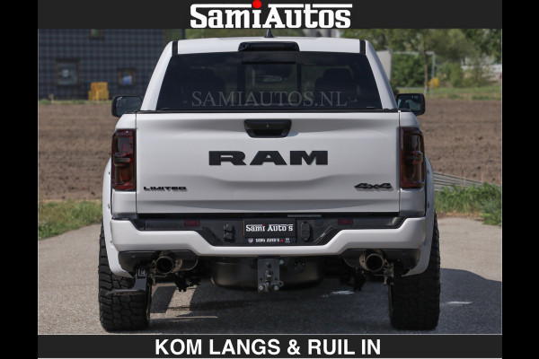 Dodge Ram Limited 540 PK €84950,- excl | De Meest Luxe en Volle Pick-Up in zijn Klasse | Massage + Full Option | Comfortabele Dubbele Cabine met Royale 5 Zitplaatsen | BPM vrij | Nu Leverbaar uit Voorraad | Voorraad Nr 2351 - 7478 | De specialist in Amerikaanse pick‑ups in Nederland en Europa.