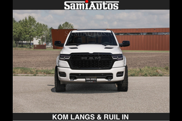 Dodge Ram Limited 540 PK €84950,- excl | De Meest Luxe en Volle Pick-Up in zijn Klasse | Massage + Full Option | Comfortabele Dubbele Cabine met Royale 5 Zitplaatsen | BPM vrij | Nu Leverbaar uit Voorraad | Voorraad Nr 2351 - 7478 | De specialist in Amerikaanse pick‑ups in Nederland en Europa.