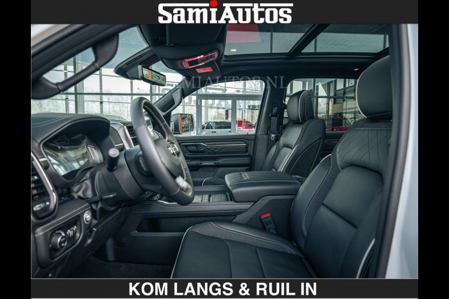 Dodge Ram Limited 540 PK €84950,- excl | De Meest Luxe en Volle Pick-Up in zijn Klasse | Massage + Full Option | Comfortabele Dubbele Cabine met Royale 5 Zitplaatsen | BPM vrij | Nu Leverbaar uit Voorraad | Voorraad Nr 2351 - 7478 | De specialist in Amerikaanse pick‑ups in Nederland en Europa.