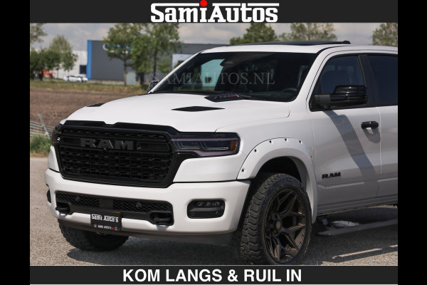 Dodge Ram Limited 540 PK €84950,- excl | De Meest Luxe en Volle Pick-Up in zijn Klasse | Massage + Full Option | Comfortabele Dubbele Cabine met Royale 5 Zitplaatsen | BPM vrij | Nu Leverbaar uit Voorraad | Voorraad Nr 2351 - 7478 | De specialist in Amerikaanse pick‑ups in Nederland en Europa.
