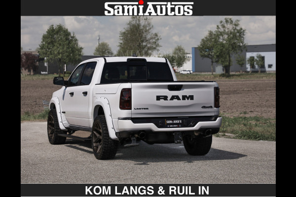 Dodge Ram Limited 540 PK €84950,- excl | De Meest Luxe en Volle Pick-Up in zijn Klasse | Massage + Full Option | Comfortabele Dubbele Cabine met Royale 5 Zitplaatsen | BPM vrij | Nu Leverbaar uit Voorraad | Voorraad Nr 2351 - 7478 | De specialist in Amerikaanse pick‑ups in Nederland en Europa.