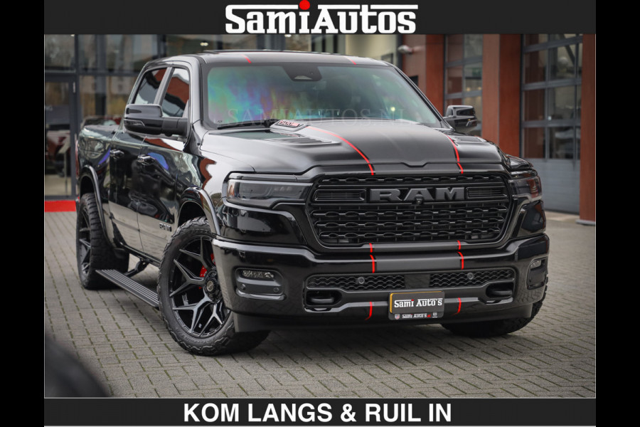 Dodge Ram Limited 540 PK | €84950,- excl De Meest Luxe en Volle Pick-Up in zijn Klasse | Massage + Full Option | Comfortabele Dubbele Cabine met Royale 5 Zitplaatsen | BPM vrij | Nu Leverbaar uit Voorraad | Voorraad Nr 2334 - 5409 | De specialist in Amerikaanse pick‑ups in Nederland en Europa.