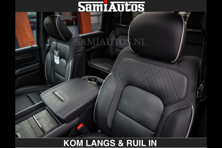 Dodge Ram Limited 540 PK | €84950,- excl De Meest Luxe en Volle Pick-Up in zijn Klasse | Massage + Full Option | Comfortabele Dubbele Cabine met Royale 5 Zitplaatsen | BPM vrij | Nu Leverbaar uit Voorraad | Voorraad Nr 2334 - 5409 | De specialist in Amerikaanse pick‑ups in Nederland en Europa.