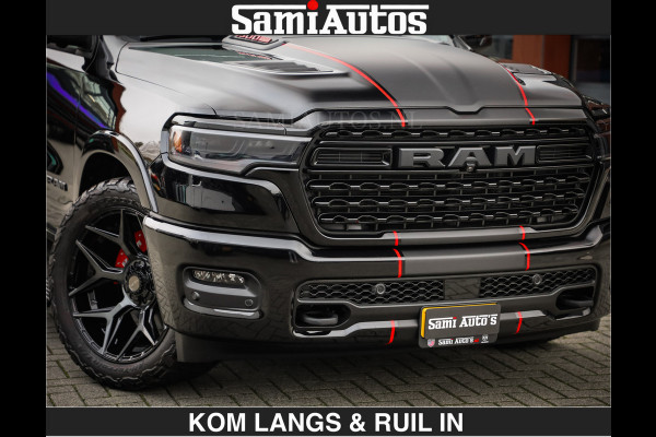 Dodge Ram Limited 540 PK | €84950,- excl De Meest Luxe en Volle Pick-Up in zijn Klasse | Massage + Full Option | Comfortabele Dubbele Cabine met Royale 5 Zitplaatsen | BPM vrij | Nu Leverbaar uit Voorraad | Voorraad Nr 2334 - 5409 | De specialist in Amerikaanse pick‑ups in Nederland en Europa.