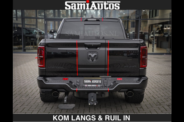 Dodge Ram Limited 540 PK | €84950,- excl De Meest Luxe en Volle Pick-Up in zijn Klasse | Massage + Full Option | Comfortabele Dubbele Cabine met Royale 5 Zitplaatsen | BPM vrij | Nu Leverbaar uit Voorraad | Voorraad Nr 2334 - 5409 | De specialist in Amerikaanse pick‑ups in Nederland en Europa.