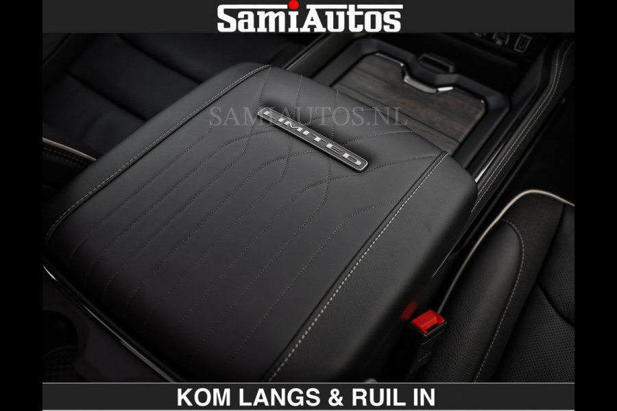 Dodge Ram Limited 540 PK | €84950,- excl De Meest Luxe en Volle Pick-Up in zijn Klasse | Massage + Full Option | Comfortabele Dubbele Cabine met Royale 5 Zitplaatsen | BPM vrij | Nu Leverbaar uit Voorraad | Voorraad Nr 2334 - 5409 | De specialist in Amerikaanse pick‑ups in Nederland en Europa.