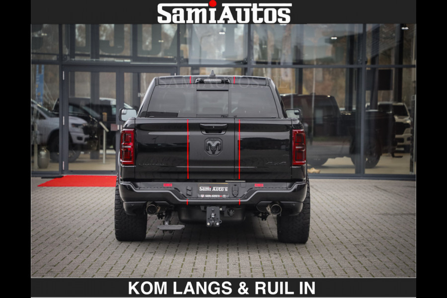 Dodge Ram Limited 540 PK | €84950,- excl De Meest Luxe en Volle Pick-Up in zijn Klasse | Massage + Full Option | Comfortabele Dubbele Cabine met Royale 5 Zitplaatsen | BPM vrij | Nu Leverbaar uit Voorraad | Voorraad Nr 2334 - 5409 | De specialist in Amerikaanse pick‑ups in Nederland en Europa.