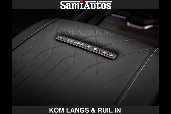 Dodge Ram Limited 540 PK | €84950,- excl De Meest Luxe en Volle Pick-Up in zijn Klasse | Massage + Full Option | Comfortabele Dubbele Cabine met Royale 5 Zitplaatsen | BPM vrij | Nu Leverbaar uit Voorraad | Voorraad Nr 2334 - 5409 | De specialist in Amerikaanse pick‑ups in Nederland en Europa.