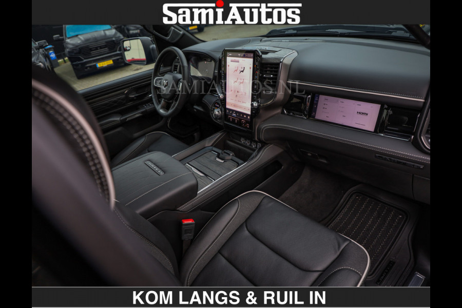 Dodge Ram Limited 540 PK | €84950,- excl De Meest Luxe en Volle Pick-Up in zijn Klasse | Massage + Full Option | Comfortabele Dubbele Cabine met Royale 5 Zitplaatsen | BPM vrij | Nu Leverbaar uit Voorraad | Voorraad Nr 2334 - 5409 | De specialist in Amerikaanse pick‑ups in Nederland en Europa.