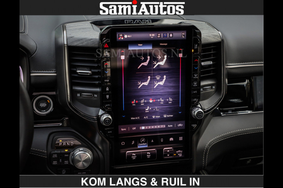 Dodge Ram Limited 540 PK | €84950,- excl De Meest Luxe en Volle Pick-Up in zijn Klasse | Massage + Full Option | Comfortabele Dubbele Cabine met Royale 5 Zitplaatsen | BPM vrij | Nu Leverbaar uit Voorraad | Voorraad Nr 2334 - 5409 | De specialist in Amerikaanse pick‑ups in Nederland en Europa.